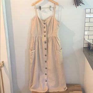 Pinkblush Buttondown midi dress